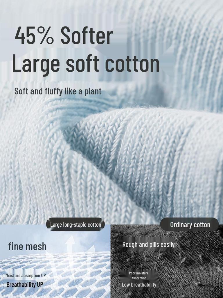 Seamless Cotton Baby Socks: Spring to Autumn Collection for Newborns and Toddlers