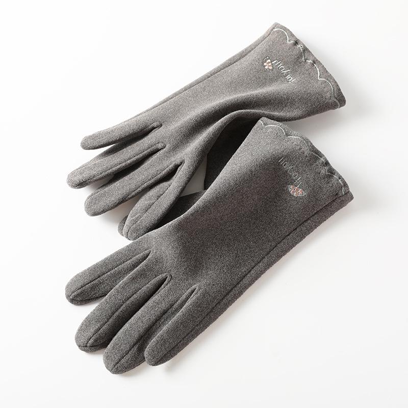 

Женские тонкие ветрозащитные перчатки с сенсорным экраном для весны/осени - для офиса, улицы, вождения и езды на велосипеде