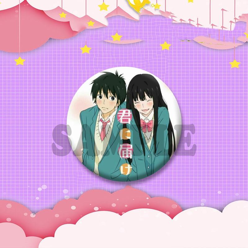 Cute Love Anime From Me To You Button Pins Sawako Kuronuma Shota Kazehaya Cartoon Badges Cosplay Brooch for Bag Hat  Accessories