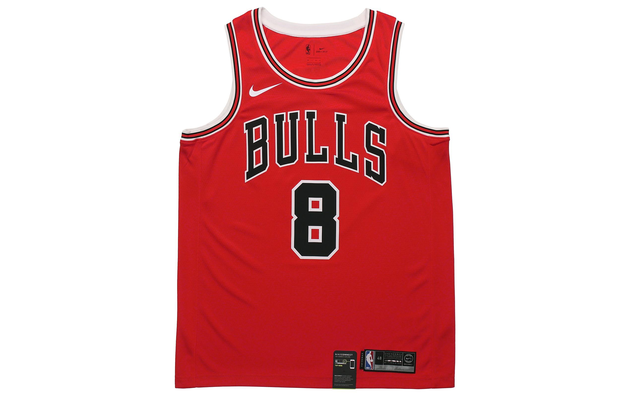 Nike Nba Chicago Bulls Zach Lavine Icon Edition Swingman Jersey 864465-666 S