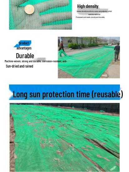 6-Pin Dustproof Polyester Mesh Net for Construction, Greening, and Coal Covers