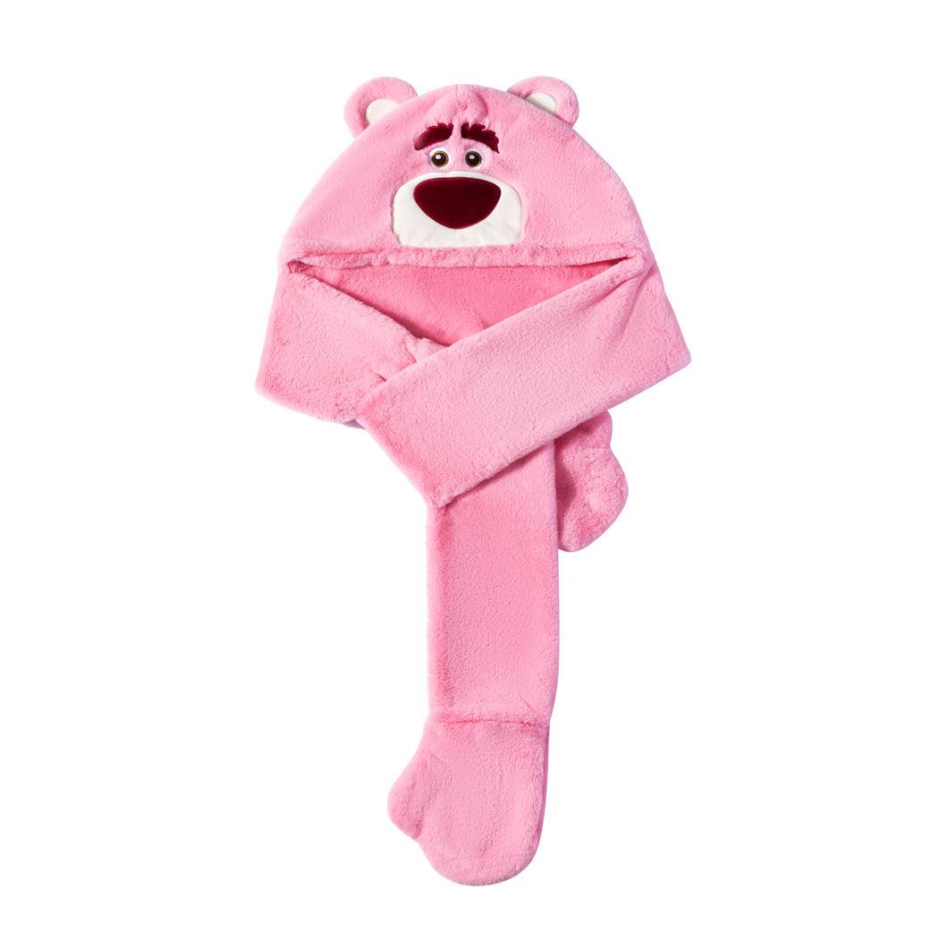 Pixar Strawberry Bear Fluffy Carnival 3-Piece Set: Super Soft, Cute, Skin-Friendly (220x35x15cm)