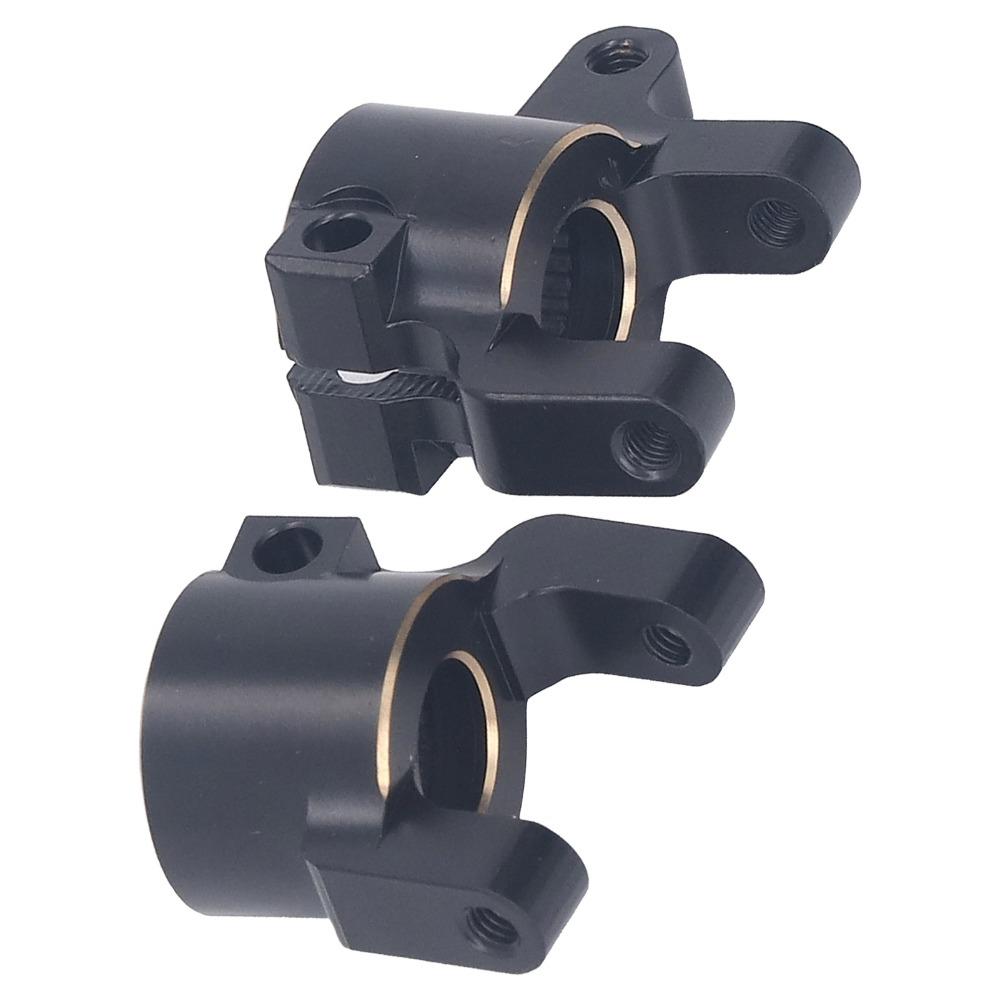 2Pcs/Set 1/10 Scale Brass C Hub Carriers for Axial SCX10 II AR44 1/10 RC Crawler Upgrade Parts