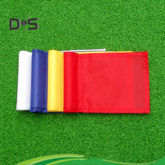 Golf Flag Nylon Golf Target Flag with Tube Mini Pin Flags Inserted Waterproof Putting Golf Flagstick for Indoor Outdoor Backyard Garden Yard