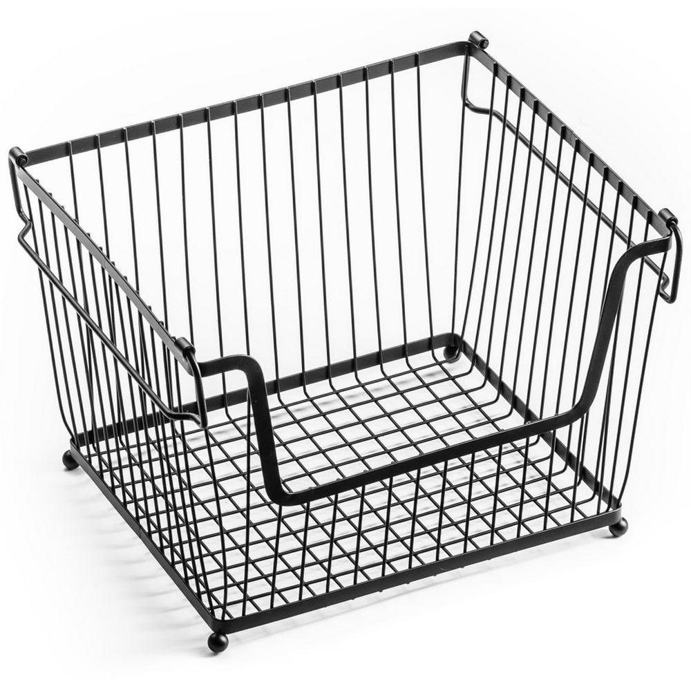 Rectangular Kitchen Basket for Fruits and Vegetables for Stacking One on Another