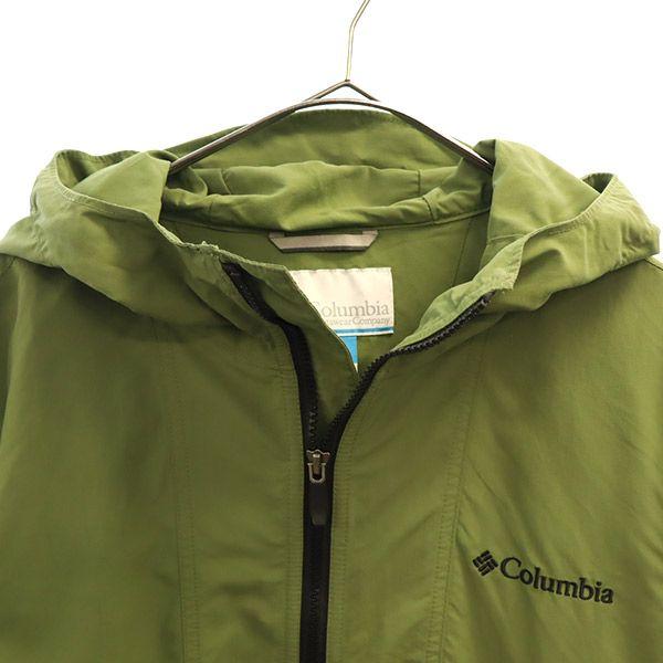 Columbia One point embroidery Long sleeve Nylon jacket M Outdoors Men's Used