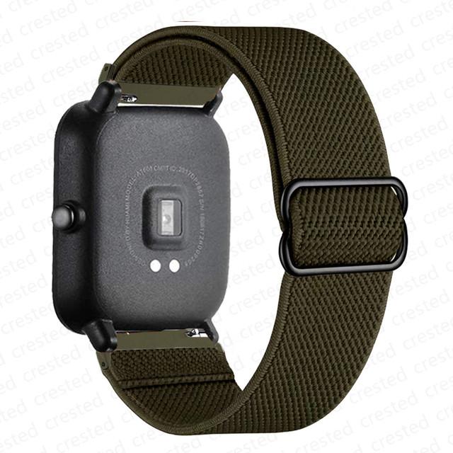 Nylon Band For Amazfit GTS 4/2/2e/3/GTS2 Mini/GTR/4/3/Pro/GTR2/stratos Bracelet Correa Amazfit Bip 6 5 3 20mm/22mm Watch Straps