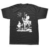 Men's T-Shirts Picasso Art Painting Funny Cotton Tee Shirt Short Sleeve Don Quixote Knight T Shirts Clothes Birthday Present