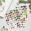 181200pcs (4 Sheets)Vintage Letter Stickers. A-Z UpperLowercase. Matte Paper for Scrapbooking Planners  DIY Crafts. Durable.