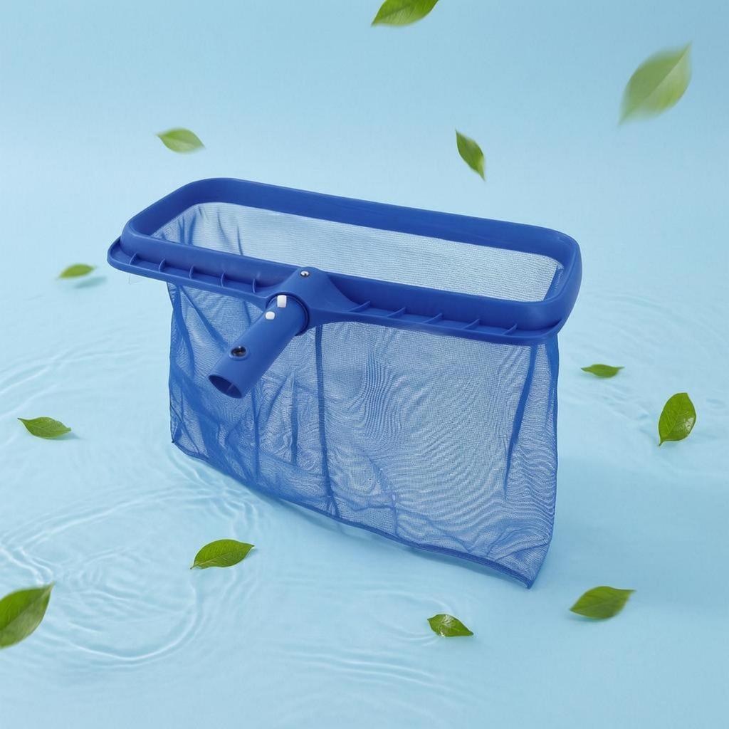 Leaf Skimmer Net Reinforced Rectangular Pool Fine Mesh Rake