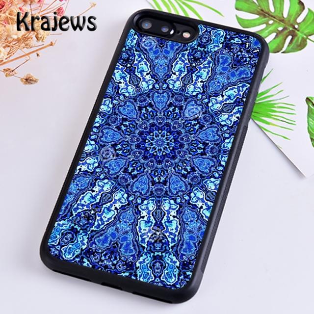 Krajews Mandala Flower Back Phone Case Cover For iPhone 17 Air 16 15 14 Plus 12 13 Pro Max Coque Shell Fundas