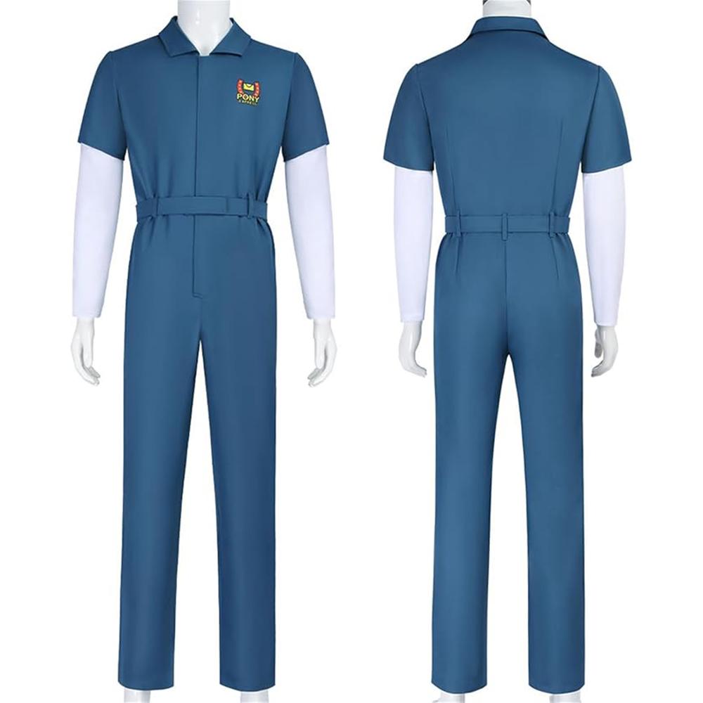 

Cory Cosplay Costume Horror Bandage Look with Mask Creepy Halloween Outfit for Men and Women Anya Jimmy Cosplay Costume XS