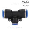High-Pressure PE Tee & Reducer Pneumatic Quick-Fit Fittings for Air Pipe