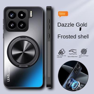 Für Xiaomi Mi 14T Pro Hülle Hart Matt Mit Ringständer Magnetische Schutzhülle Rückseite Für Xiaomi Mi 13T 12T 14T Pro Shell