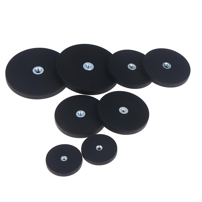 1/2Pcs 43/66/88Mm Bolt Mini Magnetic Base Mount Bracket Clamp Led Work Light Bar Holder For Suv Offroad M4/M6/M8 Internal Thread