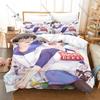 Cool Anime Bedding Set 3Pcs Uzaki-chan Wants To Hang Out! Design Stylish Bedroom Gift for Fans Vivid Anime Art Print