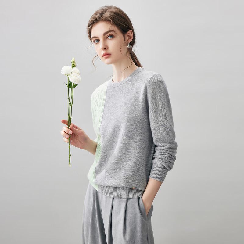 Comon Boca Women's 100% Cashmere Round Neck Sweater