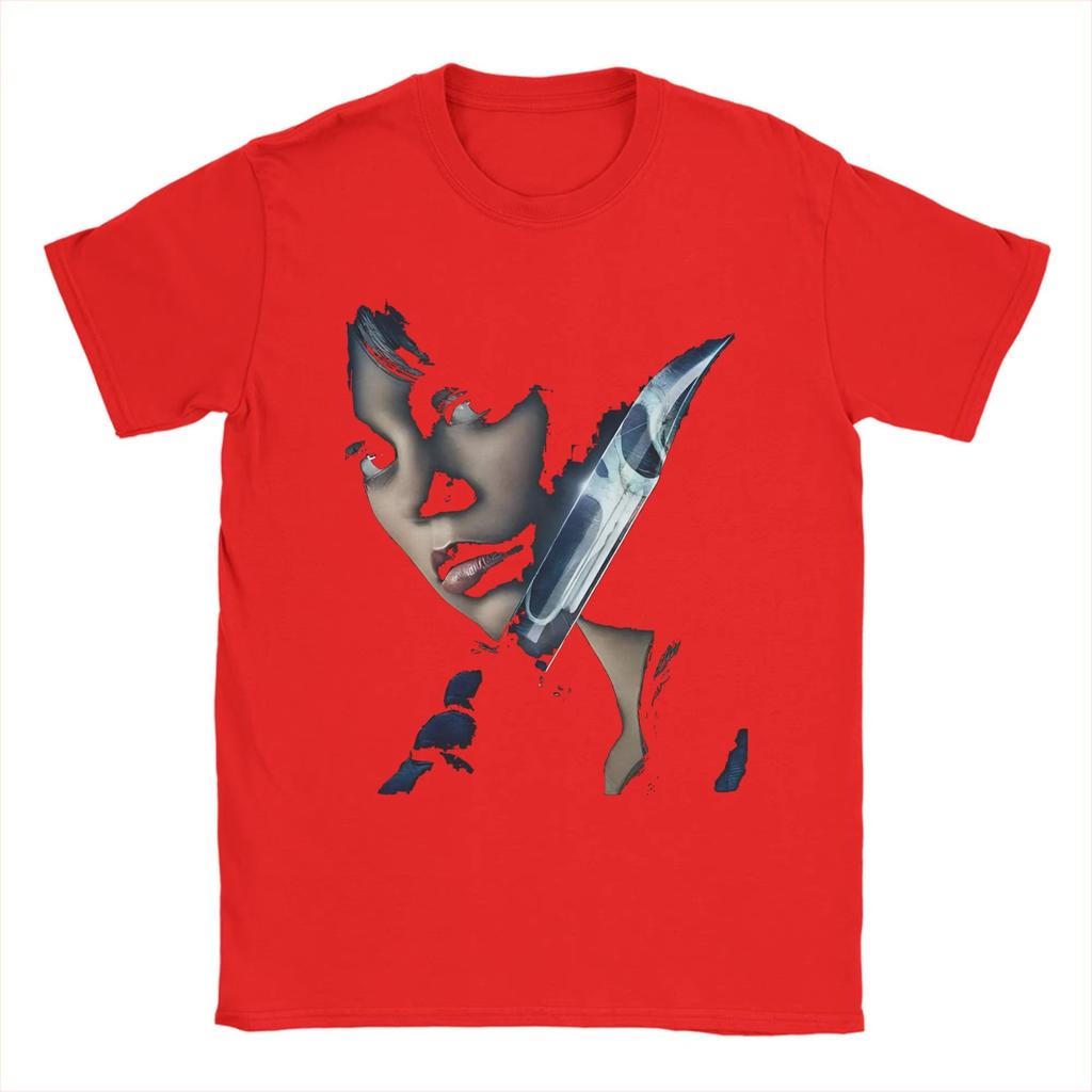 2025 Ny Sommar Casual Kortärmad T-shirt Tryck Bomull Normal Passform Rund Hals Andningsbar Lös Unisex Tee Män Kvinnor Kläder