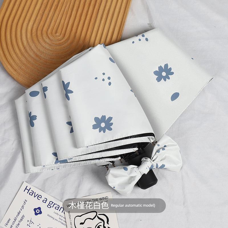 Sun Umbrella, Sunshade Umbrella, Rain Umbrella, Sun Protection Umbrella, Anti-Uv Umbrella, Automatic Umbrella for Girls and Boys, Compact and