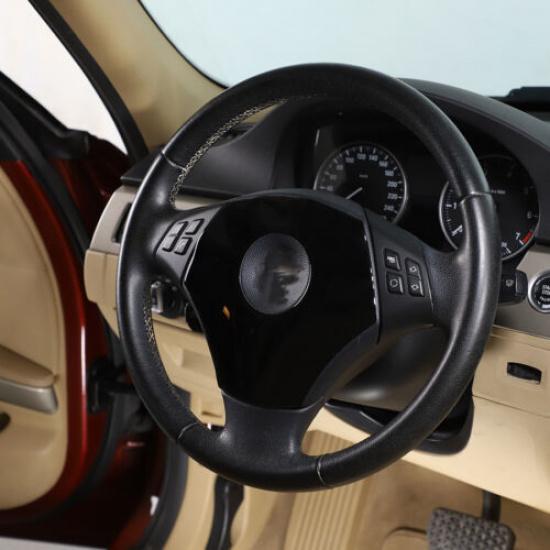 Glossy Black Steering Wheel Center Surround Trim Cover For BMW 3 Serie E90 05-12
