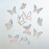 Static PVC Window Sticker Rainbow Prism Butterfly Pattern Home Decoration Anti Collision Glass Sticker