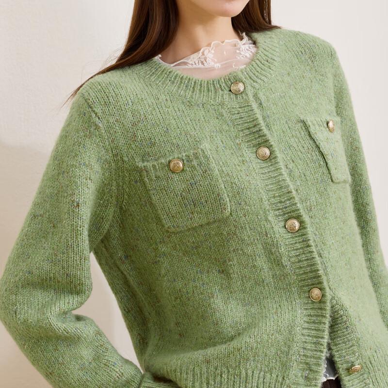 

Sancai Women s Plus Size Little Fragrance Knit Cardigan 2XL (175/100B)