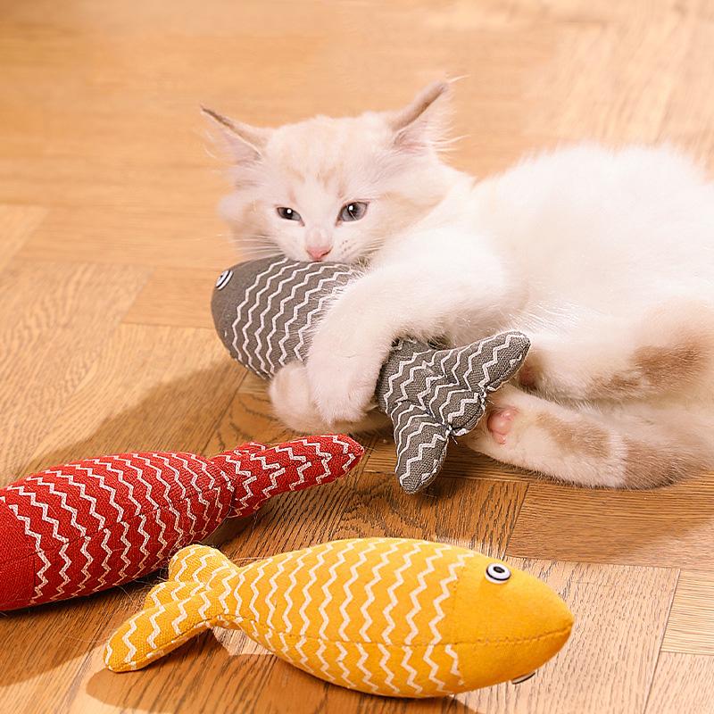 1/2/5pcs Catnip Cat Toy with Catnip Plush Cat Toys for Kitten Teeth Grinding Thumb Pillow Chewing Toy Claws Bite Pet Accessories