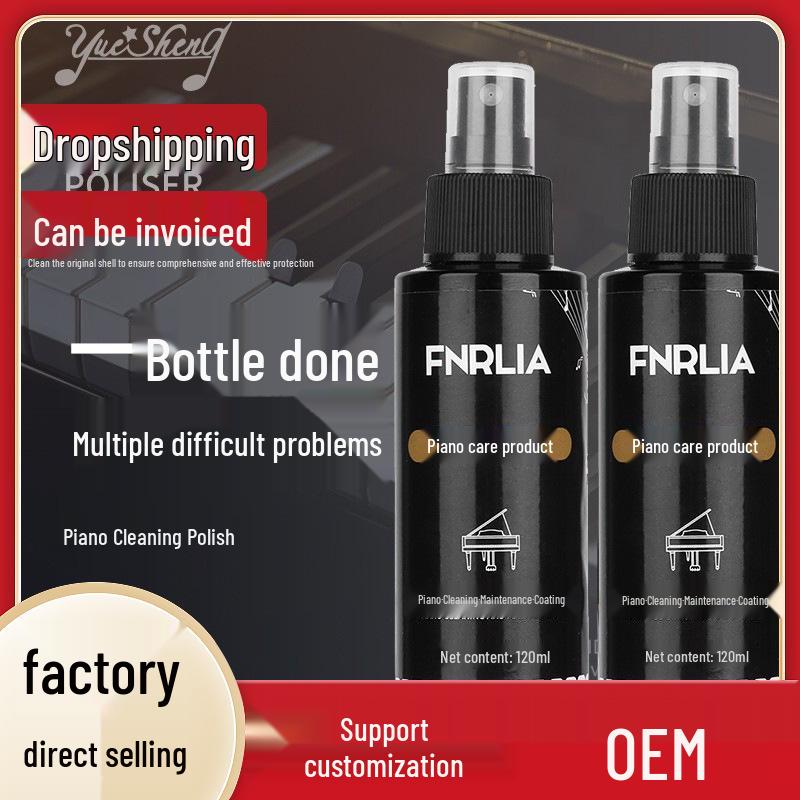 

Piano Brightening & Care Cleaning Liquid Piano Cleaner Polish (Bare Pack)
