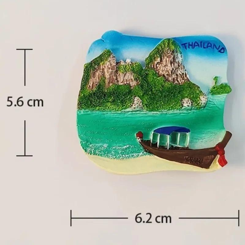 Thailand Souvenirs Phuket Fridge Magnets Home Decor Bangkok Refrigerator Stickers Wedding Gifts