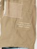 Shirt REMAKE MILITARY SHIRTS 6105094 53 KHAKI Japan L to Japanese size [AVIREX] S/S Men's (equivalent L)