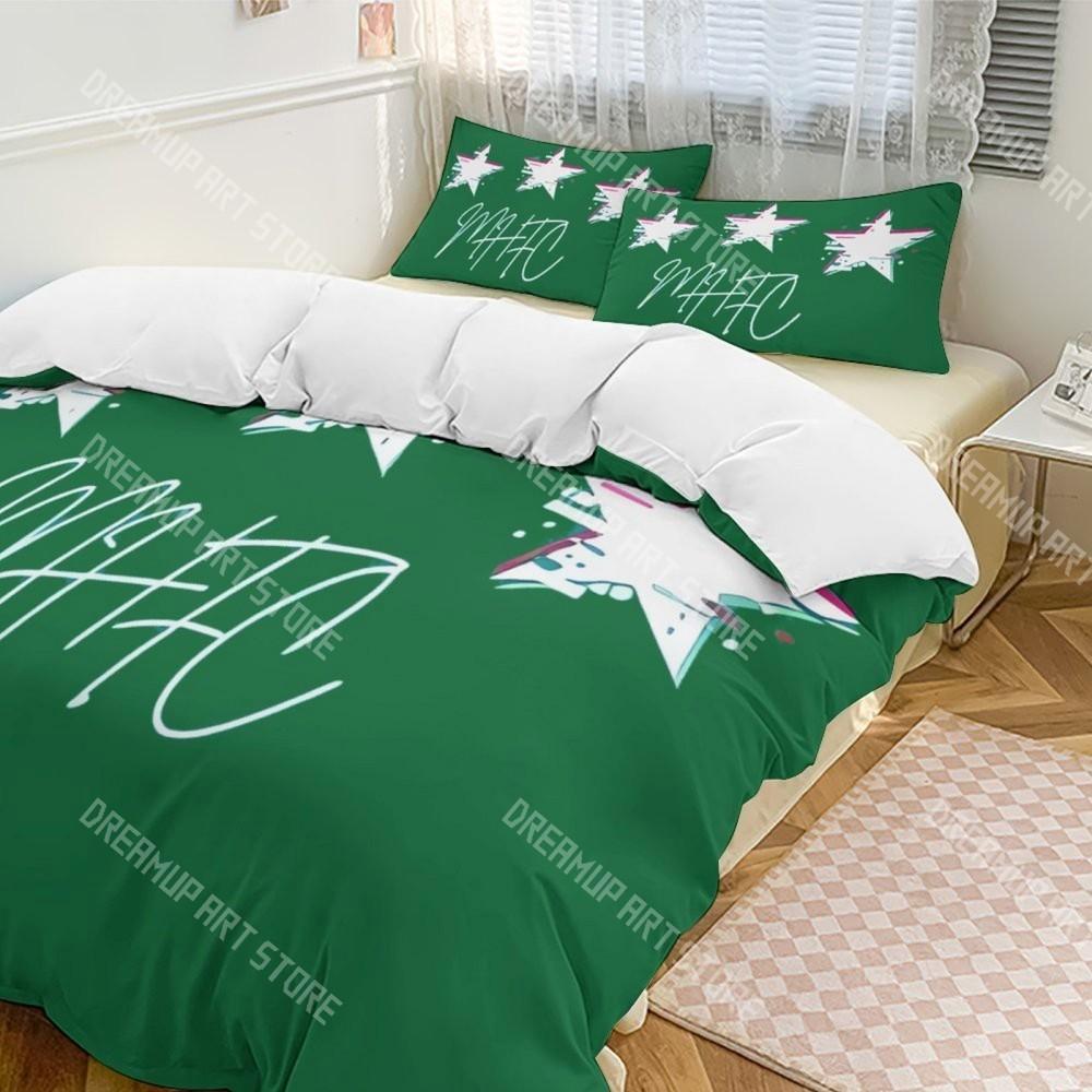 

3D Print Maccabi MHFC Haifa Green Apes Bedding Set Twin Queen King Full Size Duvet Cover Pillowcase Bed boys girls Adult Home EU Single 90x200cm