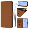 For Oppo K13 5G Case Solid Color Wallet Leather Phone Cover with Strap