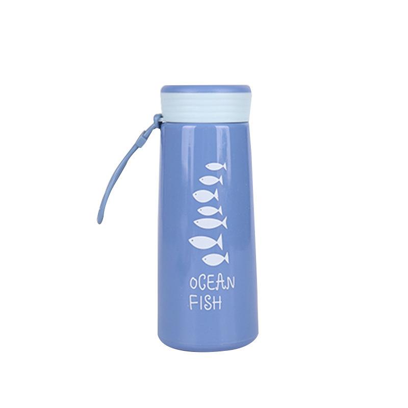 Creative Small Fish Cup, Portable, Sealed, Cute Water Cup, Advertising Campaign, Gift Cup, Drawstring Glass Cup