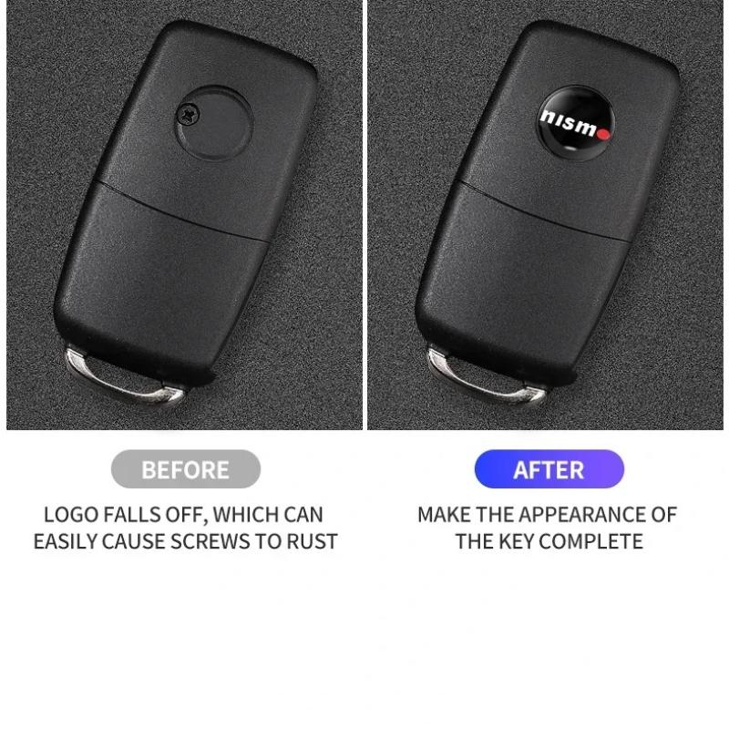 Samolepka na klíčovou dírku zámku dveří auta Samolepka na klíč od auta Znak Pro Nismo Nissans Tiida Teana Skyline Juke X-trail Almera Qashqai Zboží