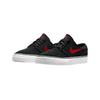 Nike SB Stefan Janoski Leather Low top Skateboard Shoes Black Red Unisex 525104-028