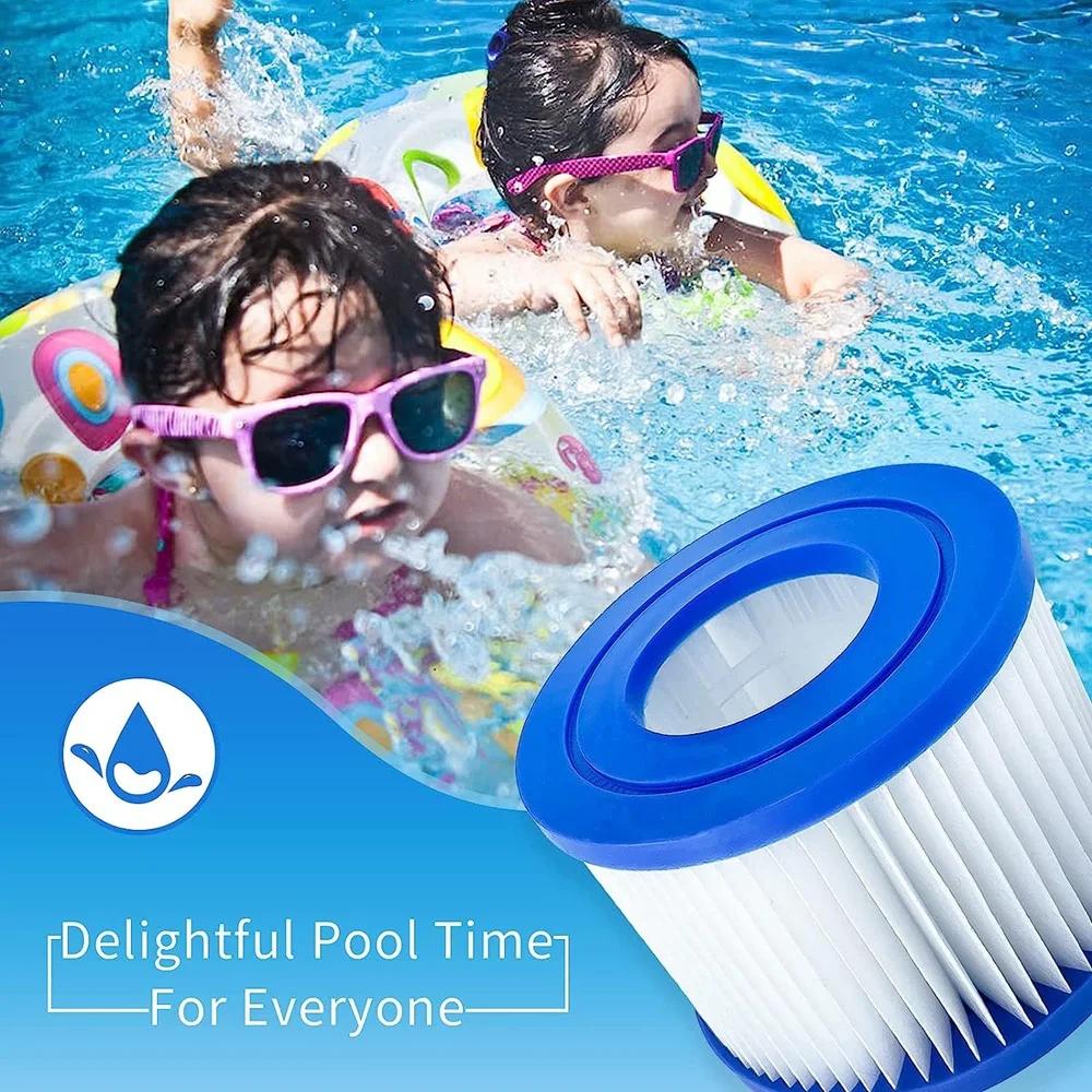 Hot Tub Filter Cartridge - Compatible with Bestway, Lay-Z-Spa, Coleman SaluSpa for Clean Water Filtration
