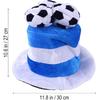 Soccer Party Hats Plush Football Hat Argentina Flag Cheerleading World Football Game Celebration Hat Red