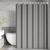 LIEI Solid Color Thickened Waterproof Shower Curtain
