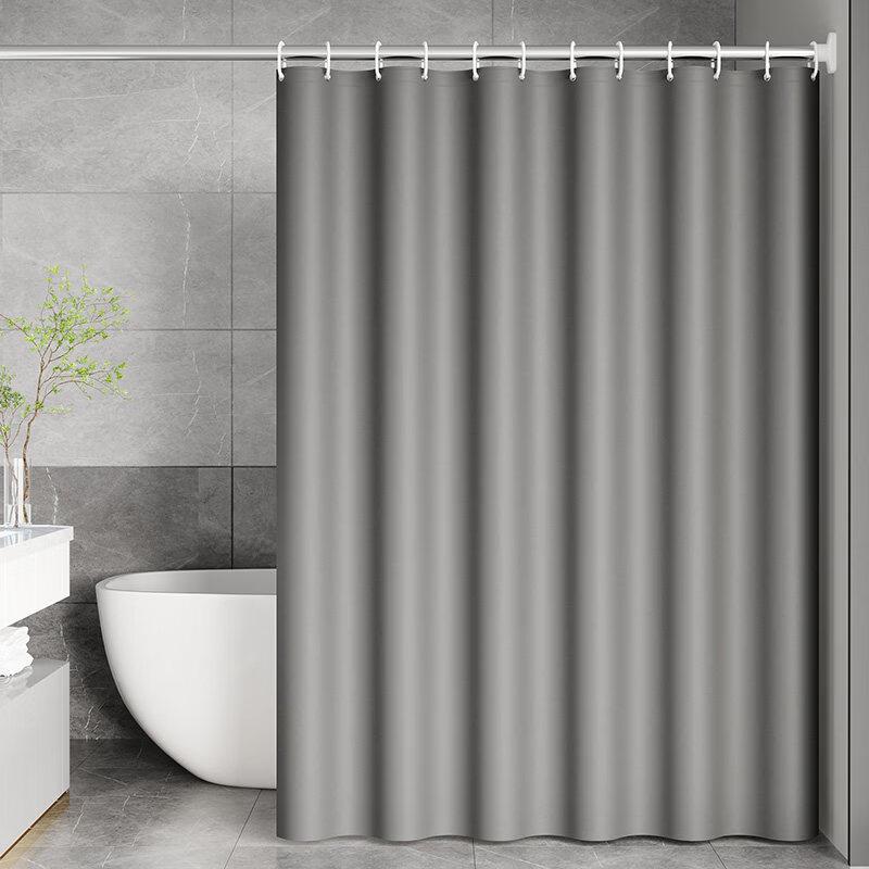LIEI Thickened Waterproof PEVA Shower Curtain