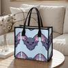 Cute Cartoon Bat Pattern Casual Tote Bag Portable Daily Shoulder Handbag