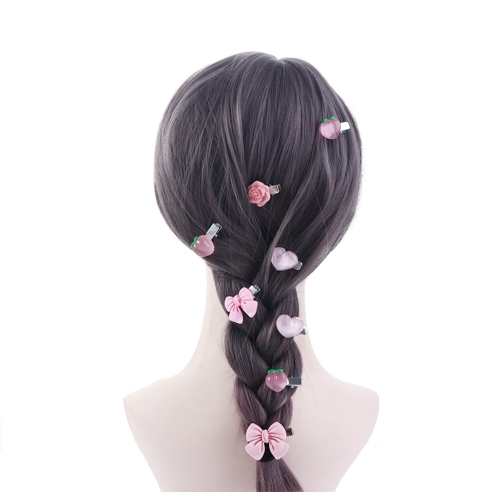 Peach Fashion Design Women Hair Accessories Duckbill Clip Small Side Clip Korean Style Hair Clip