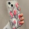 Tulip Phone Case for iPhone 17 Air 16 15 14 11 12 13 Pro Max 16 15 Plus 13 12 Mini X Xs 8 7 Soft Transparent Cover