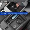 2PCS Center Console Organizer Compatible With -2025 Ford Maverick Storage Box Armrest Tray Replacement For 22-25 Maverick Accessories(ABS Center