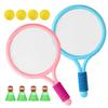 Badminton Set for Outdoor Badminton 10 for Parents and Sports Family Outdoor Badminton Leisure Play Kids, Set, Pieces, Lightweight, Children, Kids'