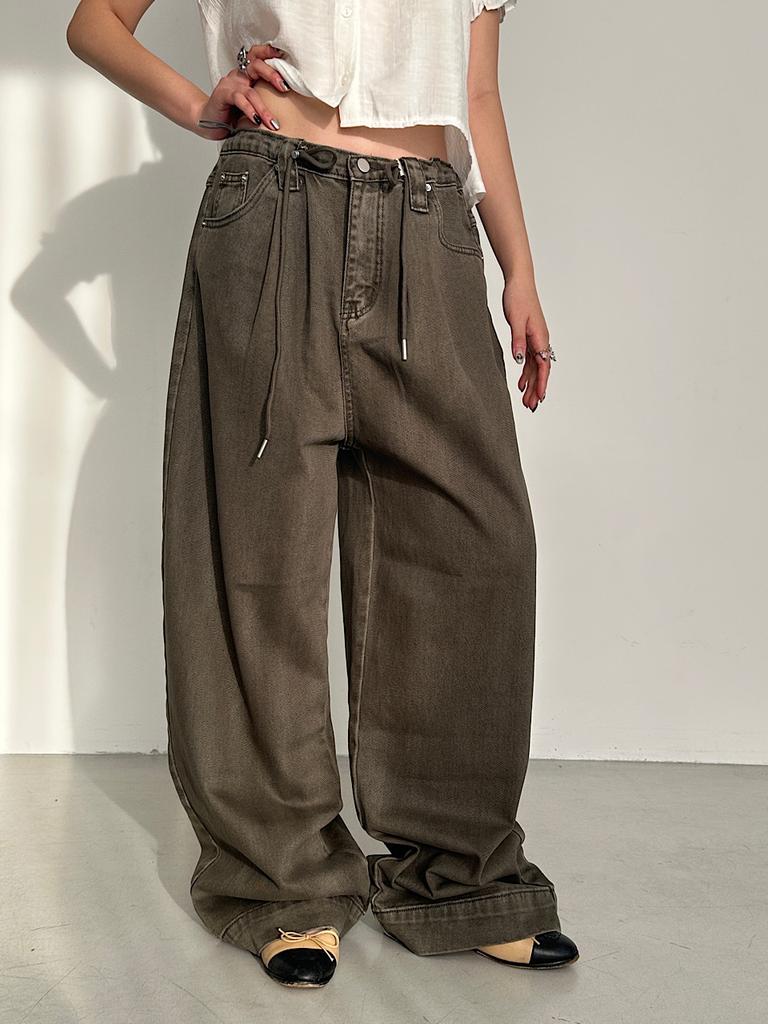 APOEM Stopper Wide Denim Pants (2C)