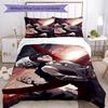 3pcs Tokyo Ghoul Bedding Set Duvet Cover Closure Includes 1 Duvet Cover & 2 Pillowcases, Soft and Comfortable for All Seasons.