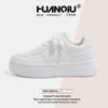 2025 Trendy Campus Style Women's Thick-Soled Black Sneakers - ZHQ-XA120
