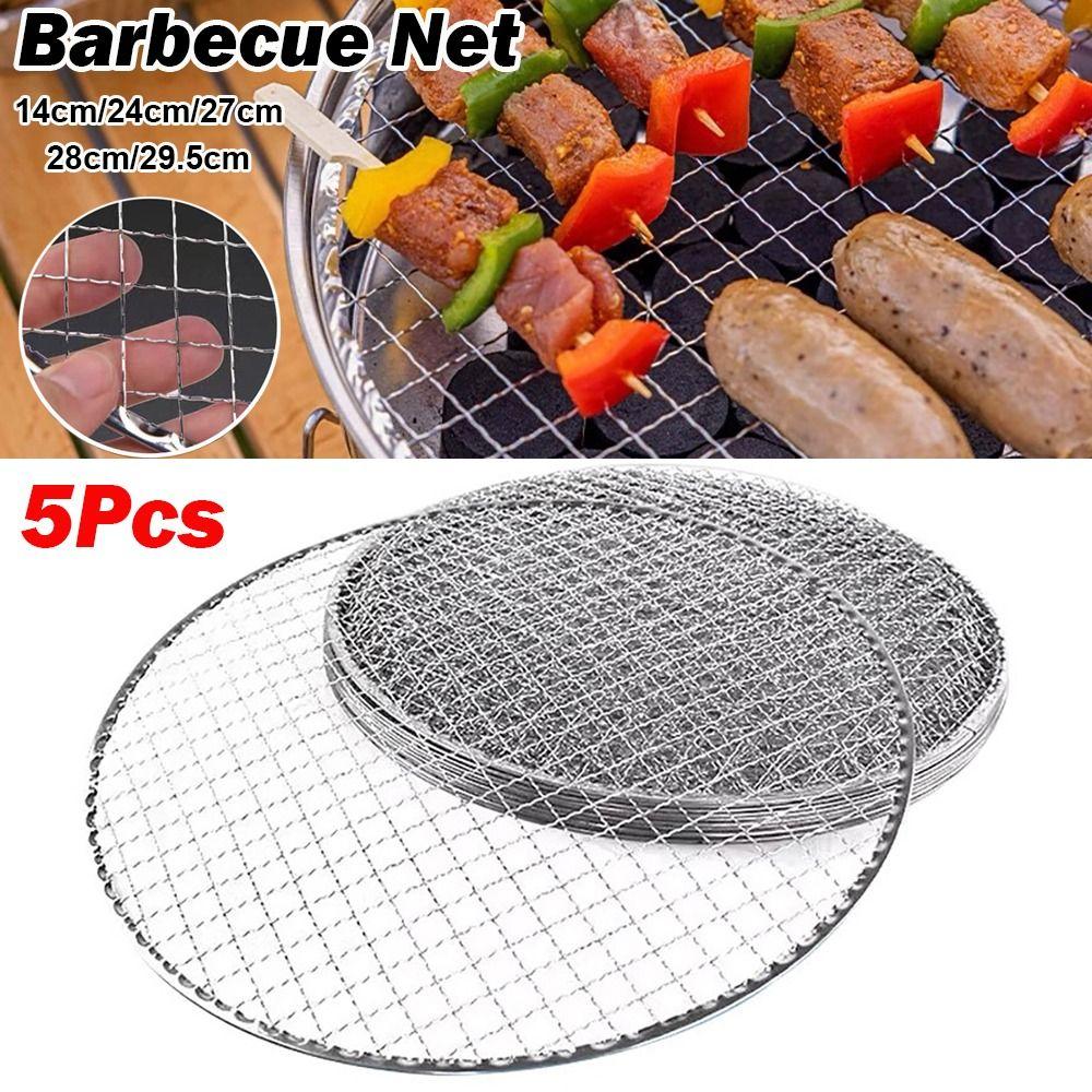 Round Wire Net Disposable BBQ Roasting Rack New Roast Grate