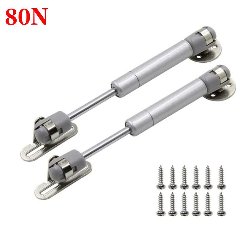 

2 шт. мебельные петли, подъемник для двери кухонного шкафа, пневматическая поддержка 20-200Н, гидравлический газ для мебельной фурнитуры из дерева 80N