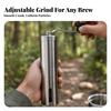 Manual Coffee Grinder Adjustable with Hand Crank Mini for Travel